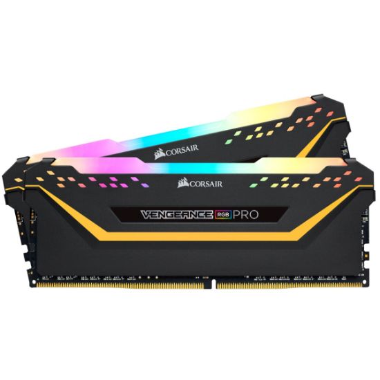  Зображення Модуль пам`ятi DDR4 2x8GB/3200 Corsair Vengeance RGB Pro Black (CMW16GX4M2C3200C16-TUF) 